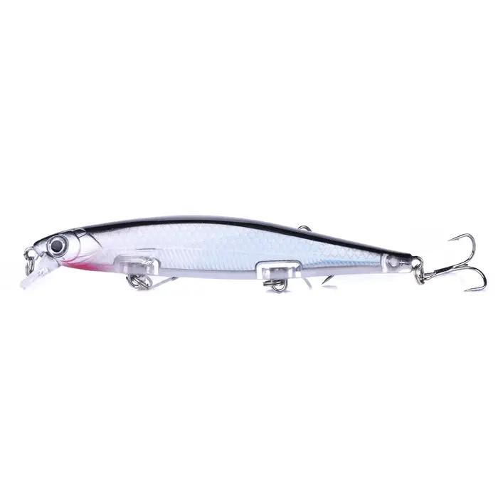 1pc méné pêche à la traîne leurre Laser dur appât artificiel yeux 3D 11 cm 13g Wobblers bar brochet
