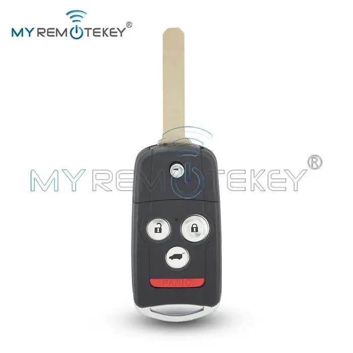 MYREMOTEKEY Flip voiture télécommande coque Fob 2/3/4 boutons MLBHLIK-1T pour Honda Acura Civic Acco