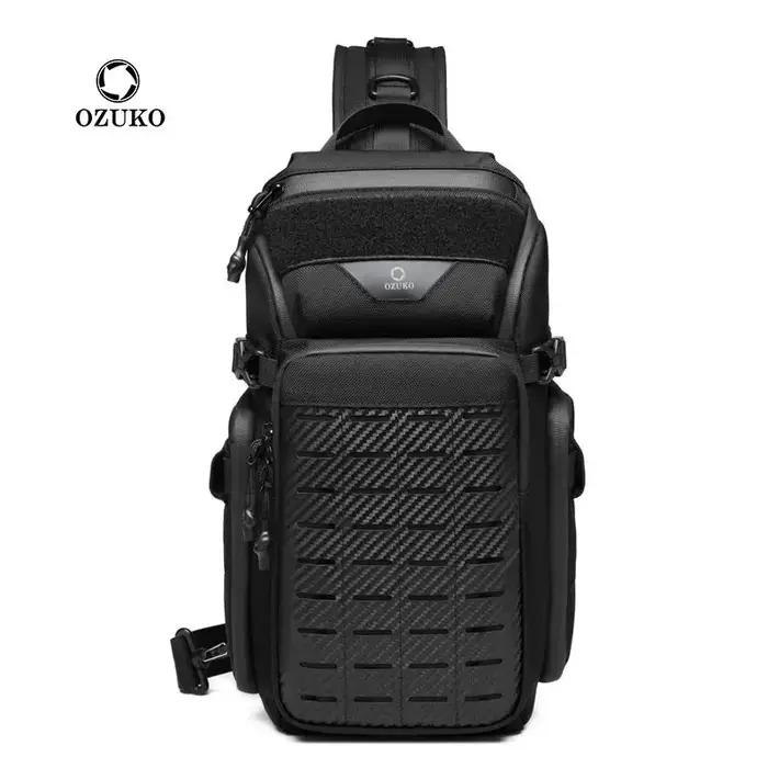 OZUKO Flex sac hommes Sports de plein air tactique bandoulière sacs à bandoulière mâle étanche voyag