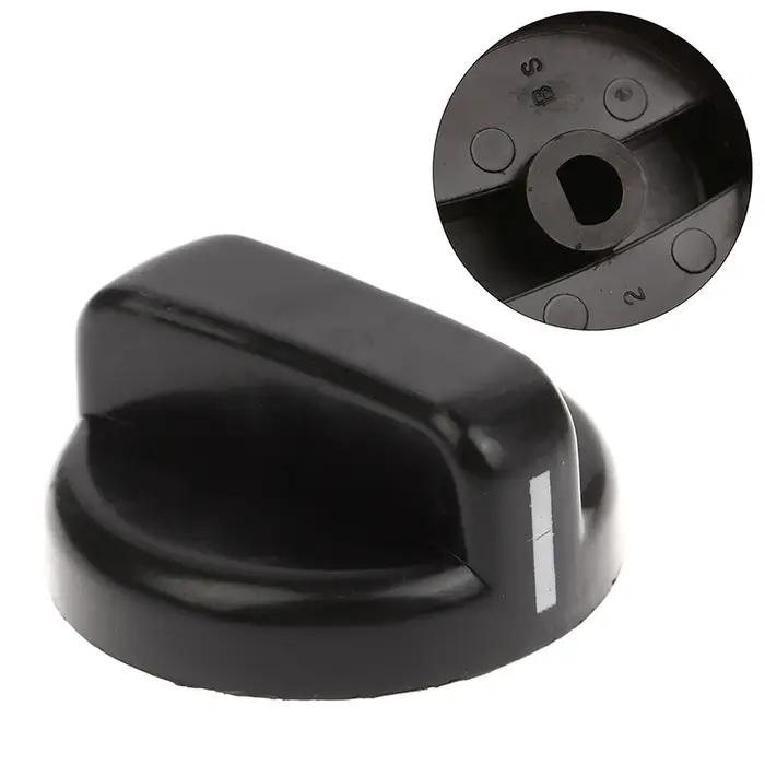 Poignée en plastique générale de 8mm, 2 pièces, remplacement de cuisinière à gaz, bouton de commande
