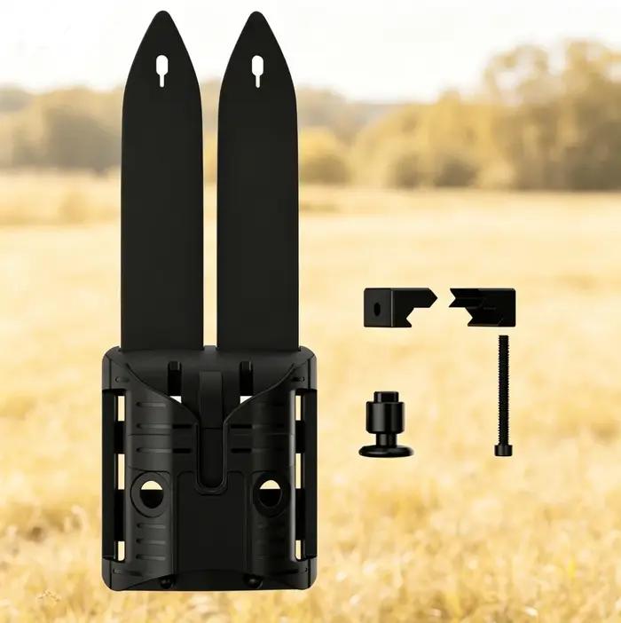 Plaque de holster tactique en matériau durable pour airsoft, chasse et jeux CS, accessoire polyvalent pour sports de plein air