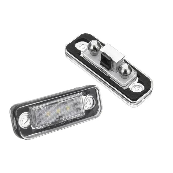 Lampe de plaque d'immatriculation LED pour voiture, 2 pièces, Canbus, pour mercedes-benz classe C/E