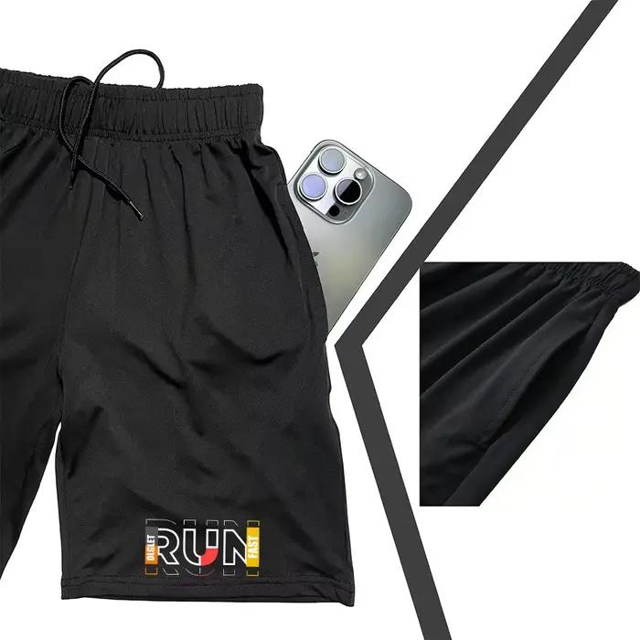 Ensemble de course à pied 2 pièces pour homme, short de sport à séchage rapide avec collants de comp