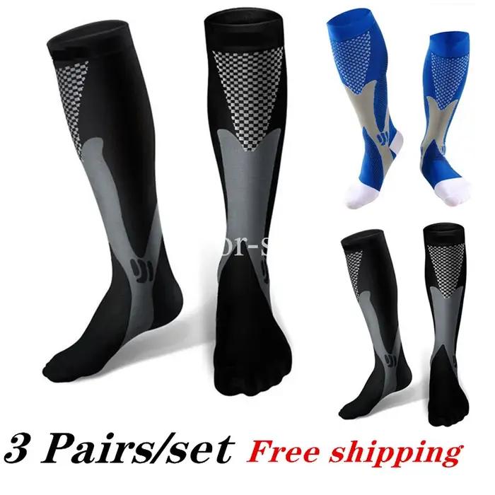 Lot 2/3/4 paires bas de compression sport et médical - Cyclisme, varices et activités extérieures