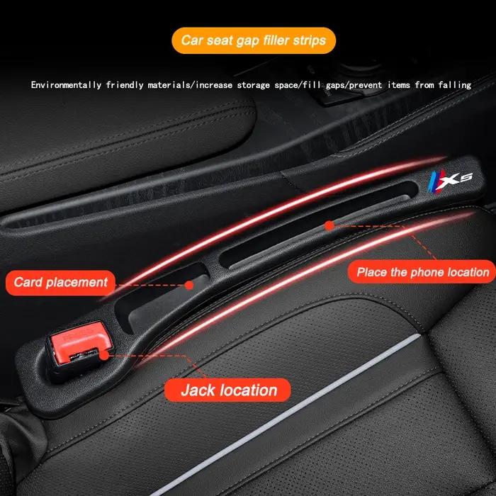 Joint latéral de remplissage d'écart de siège de voiture, bande anti-fuite pour BMW E90, E92, E60, E