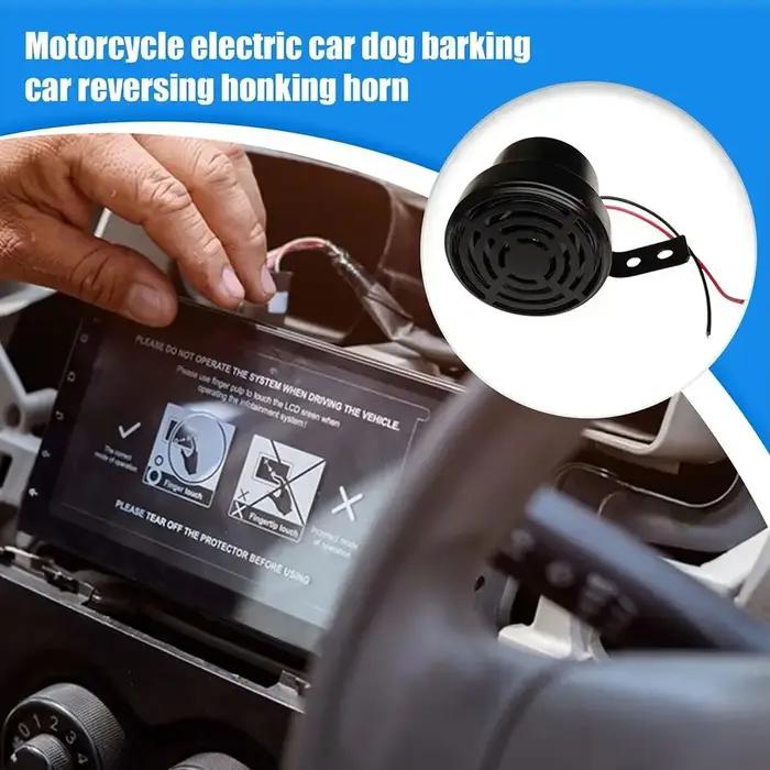 Klaxon universel pour voiture son d'aboiement de chien robuste antichoc klaxon de recul pour moto compatible avec divers véhicules sécurité et originalité pour homme et femme occasions spéciales