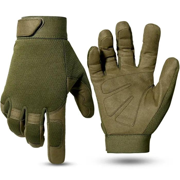 Gants de chasse légers doigts entiers respirants tactiles outdoor paintball randonnée vélo pêche anti-dérapants occassions spéciales pour homme femme