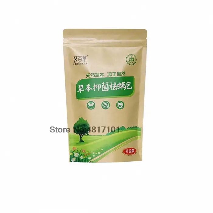 10 sacs/ensemble tueur d'acariens naturel à base de plantes Anti-acariens plante sac antibactérien s