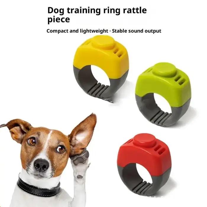 Entraîneur Clicker hochet d'entraînement fournitures pour animaux de compagnie anneau Clicker Mini doigt Clickers équipement d'entraînement hochet d'obéissance
