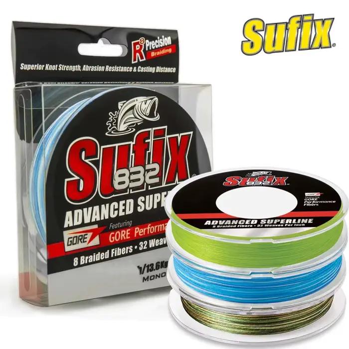 Sufix 832 tressé 8X tresse ligne de pêche 120 M/250 M Super fort Multifilament 8 tressé ligne de pêc