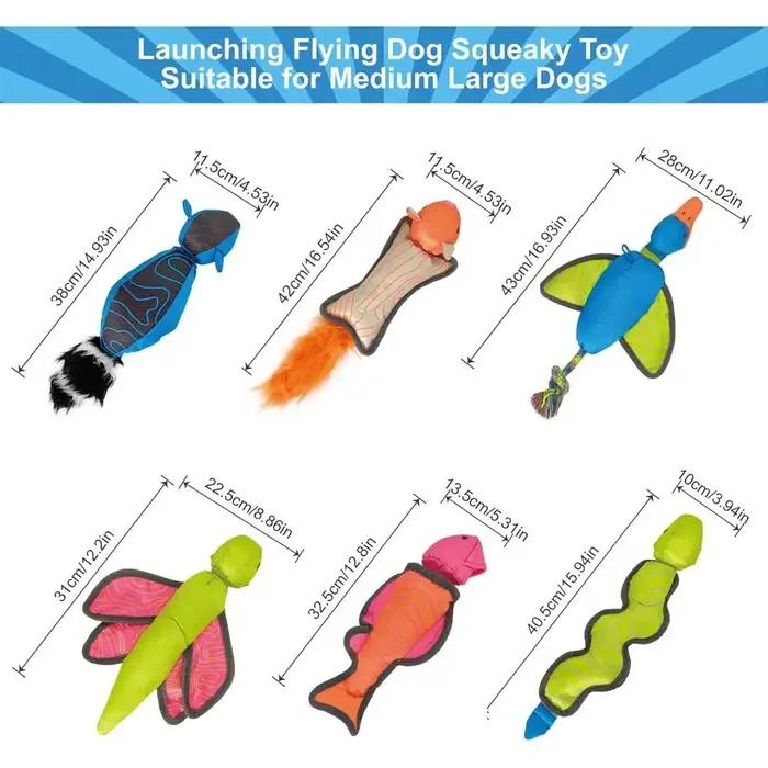 Chien interactif en tissu Oxford pour lancer et attraper
