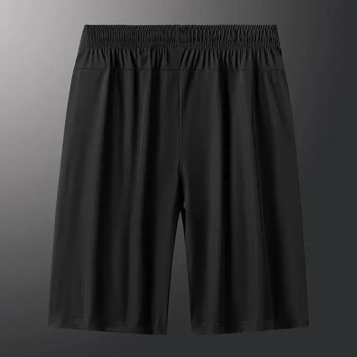Hommes grande taille Shorts décontracté és 6XL 7XL grande taille Shorts de sport glace soie extensib