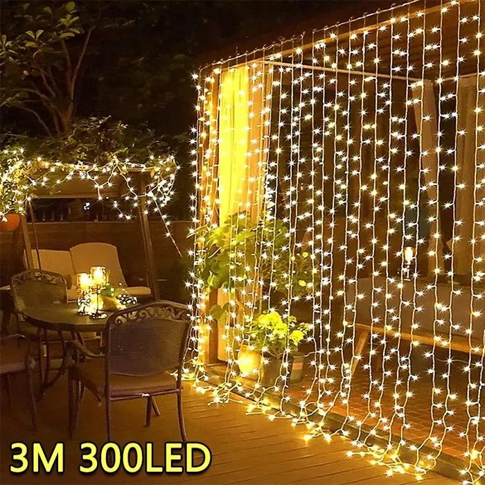 Guirxiété lumineuse LED USB pour décoration de jardin, lampe de guirxiété de vacances, nickel é, mai