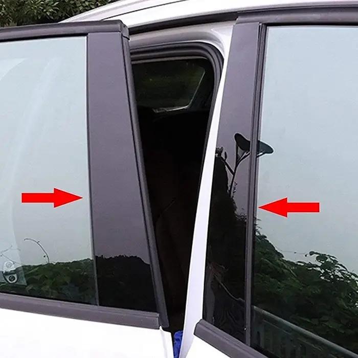 Autocollants de moulage de couverture de revêtement d'habillage de fenêtre de porte de poteaux de pi