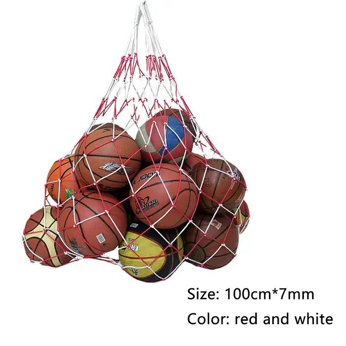 Filet de sport extérieur pour 10 ballons – Sac de transport portable