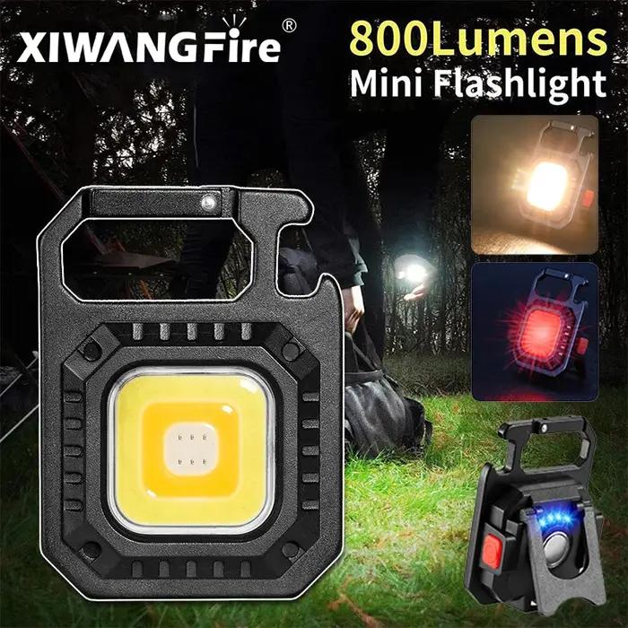 1/3/5 PIÈCES Lampe De Poche LED Lampe De Travail Portable COB Lampe De Poche Porte-clés USB Recharge