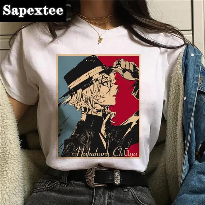 Bungou chiens errants t-shirt vêtements femme couple