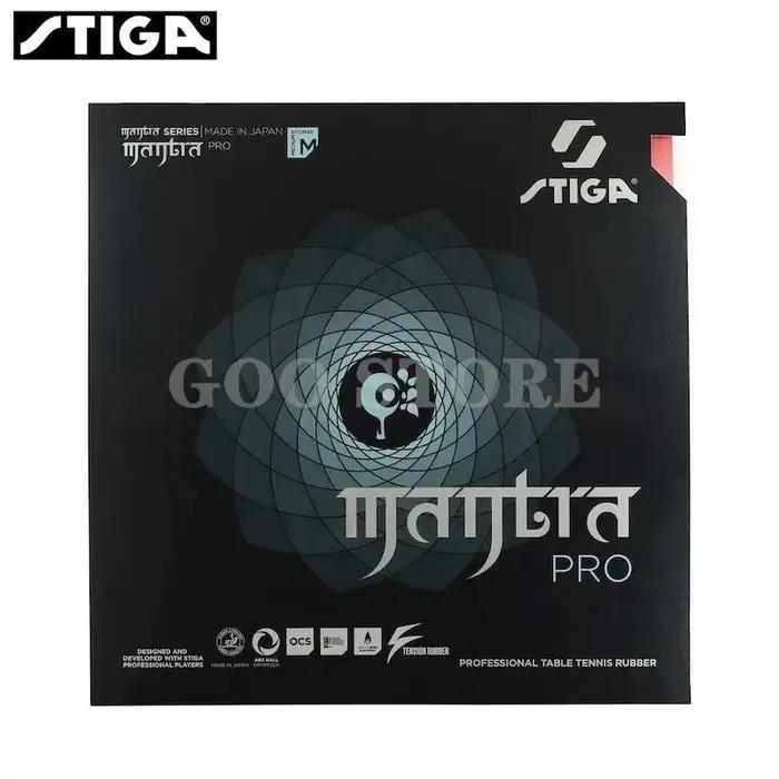 STIGA MANTRA PRO M / H XH-Éponge de ping-pong originale, en caoutchouc, fabriquées au Japon