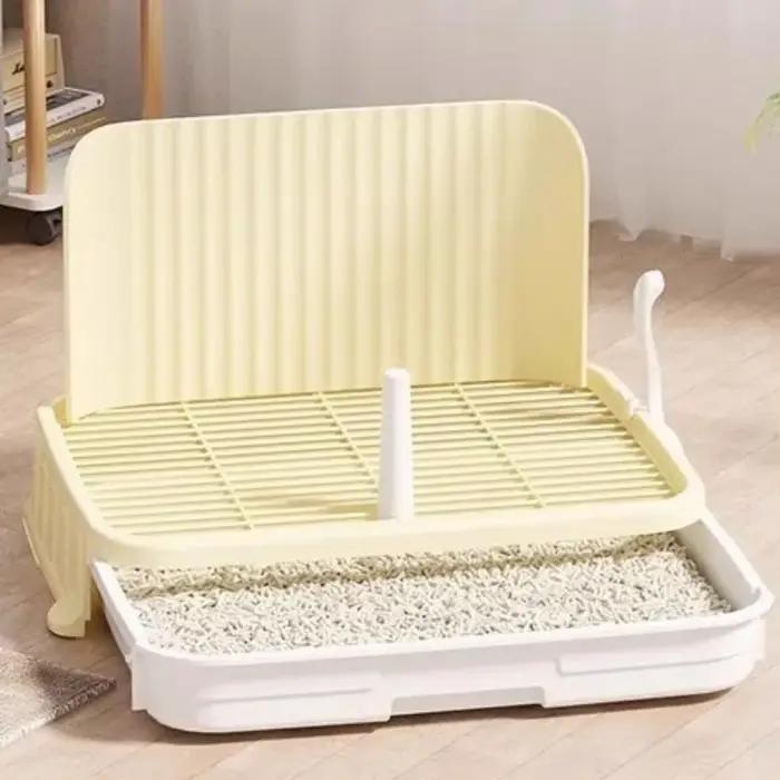 Toilettes d'entraînement spécifiques aux animaux de compagnie bac à litière pour chiens conception anti-éclaboussures pour une utilisation facile et hygiénique occassions spéciales pour animaux de compagnie