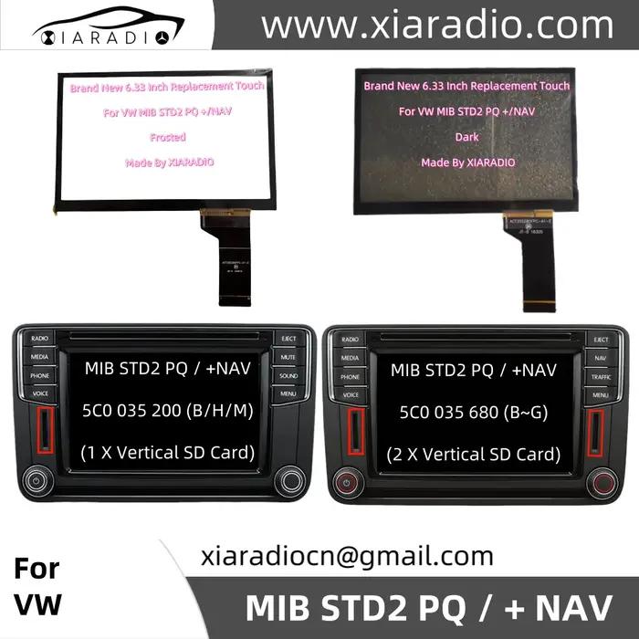 Écran tactile de 6.33 pouces, TDO-WVGA0633F00039 WVGA0633F00045, pour VW MIB STD2 PQ, Radio de Navig
