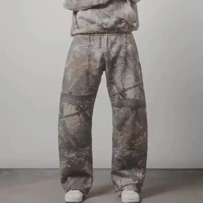 Pantalon baggy camouflage vintage sweatpants - Style streetwear chasse urbaine homme femme