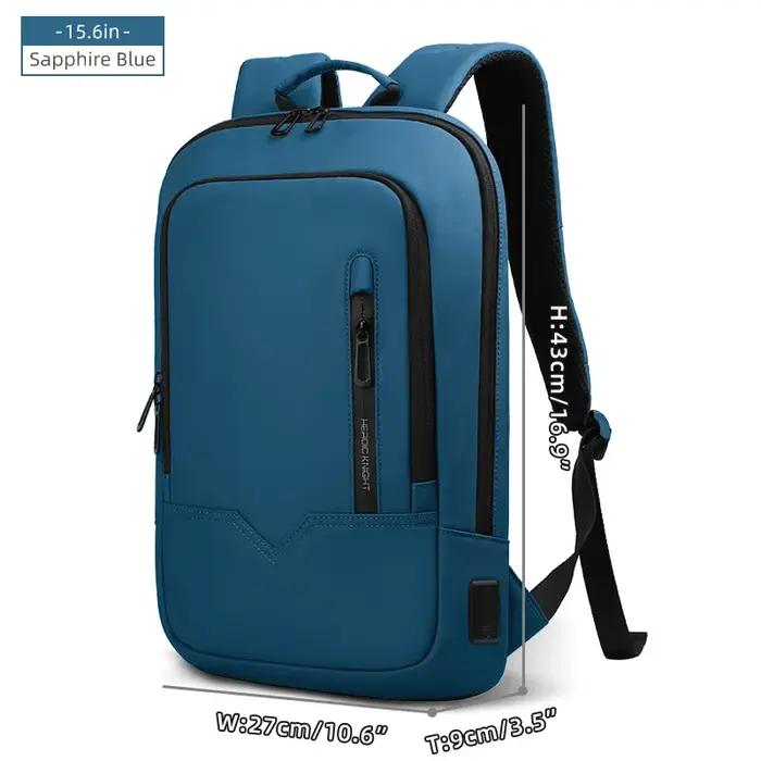 Heroic Knight mince homme travail sac à dos multifonctionnel mode 15.6 pouces sac à dos pour ordinateur portable décontr
