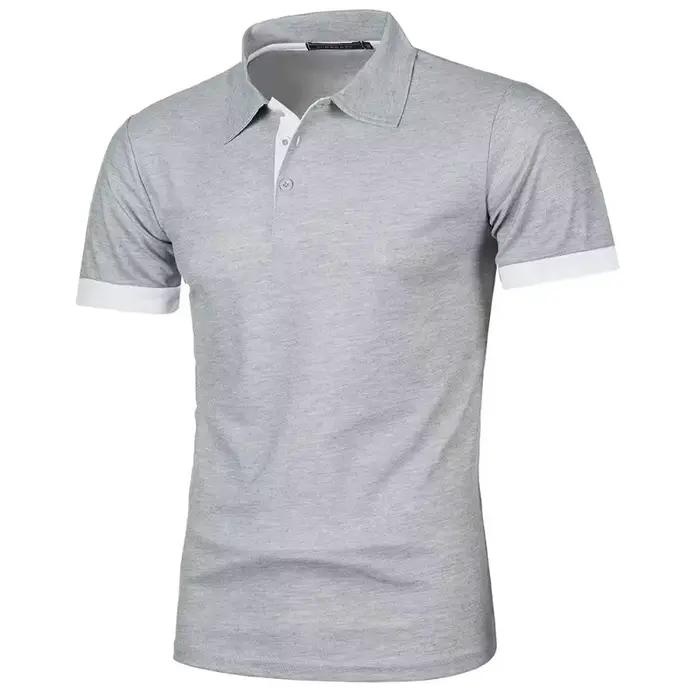 Polo décontracté Animal Game en polyester pour hommes, respirant et léger, adapté aux entraînements et aux sorties décontractées
