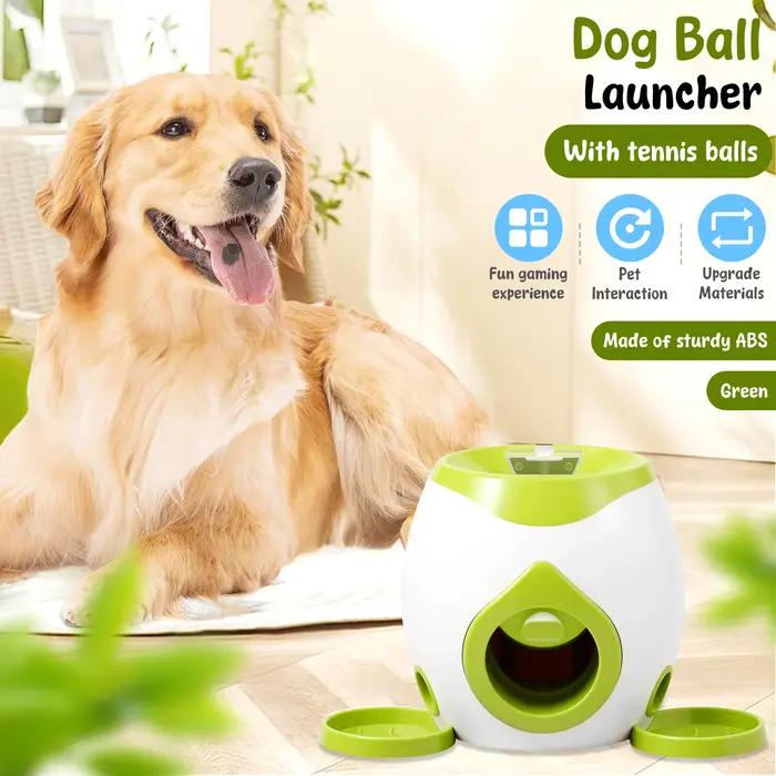 Lanceur de boules pour chien avec distributeur automatique de friandises