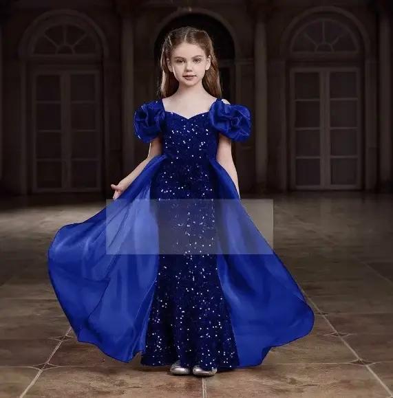 Robe de bal pour filles LilBuds style européen et américain polyester dentelle col en V longueur cheville pour concerts de piano violon spectacles concours de beauté fêtes d'anniversaire modèle d'hôtesse mariages célébrations