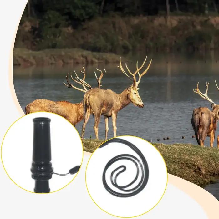 Appeau cerf compact facile utiliser - Sifflet réaliste vocalisations accessoires chasse