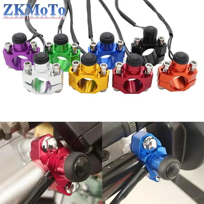 Interrupteur marche/arrêt de démarrage/arrêt en aluminium CNC pour moto, accessoire universel pour K