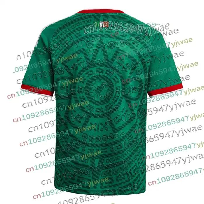Nouveau Maillot de Foot 2026 de l'Équipe Nationale du Mexique Y2K Oversize à Séchage Rapide, T-shirt