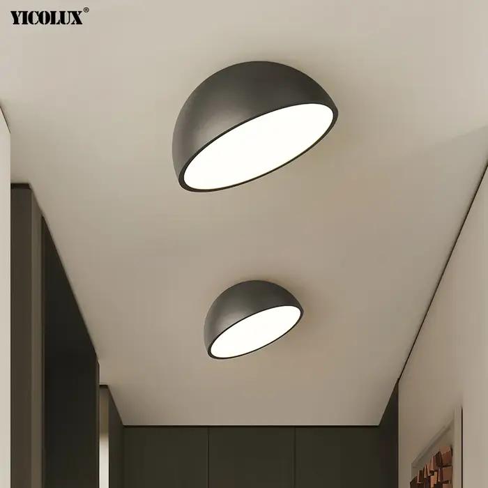 Simple gradation ronde nouveau plafond moderne à LEDs lumières éclairage salon étude chambre couloir