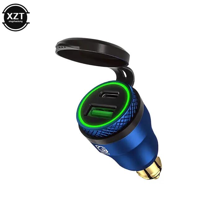 Chargeur étanche pour moto 30W QC3.0 USB type C PD