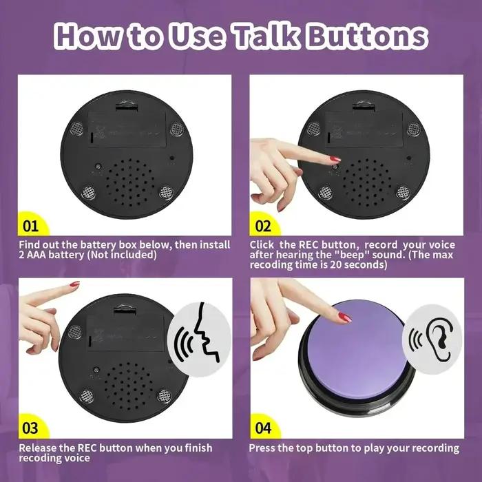 Boutons de Communication pour chien