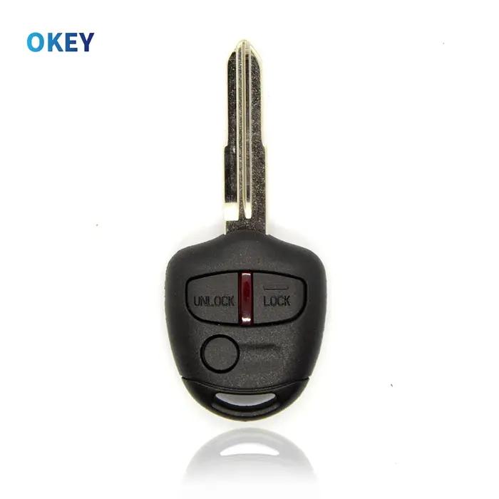 Okey – coque de clé télécommande de voiture, pour Mitsubishi Lancer EX Evolution Grandis Outlander T