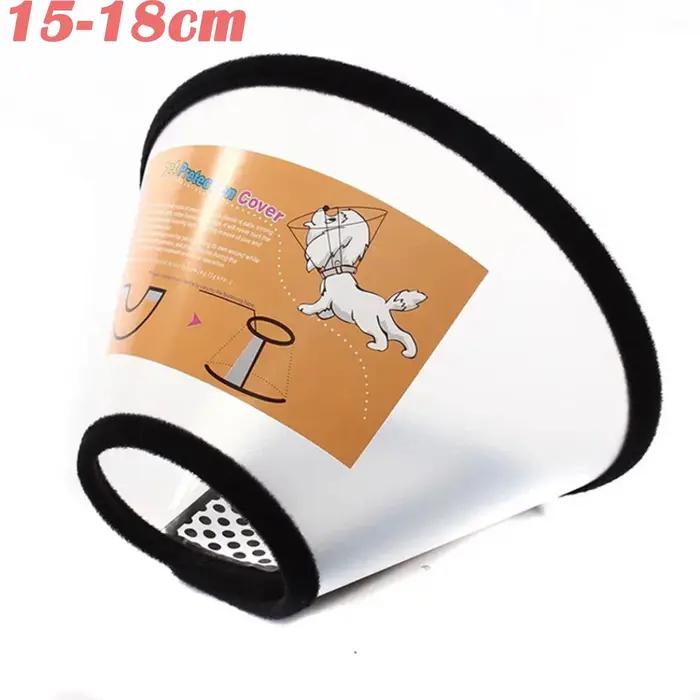 Collier de protection anti-morsure pour chats et chiens, 9 tailles, collier élisabéthain de récupération, protection pour animaux de compagnie