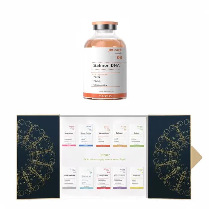 Série de soins de brume faciale-aérosol essence liquide saumon ADN soins de la peau hydratant et hyd