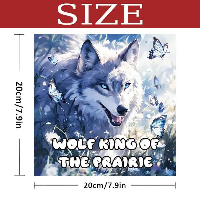 Livre de coloriage Wolf Pack pour adultes 20 pages de loups de prairie détaillés thérapie art thérapeutique pour adultes occasions spéciales relaxation et créativité