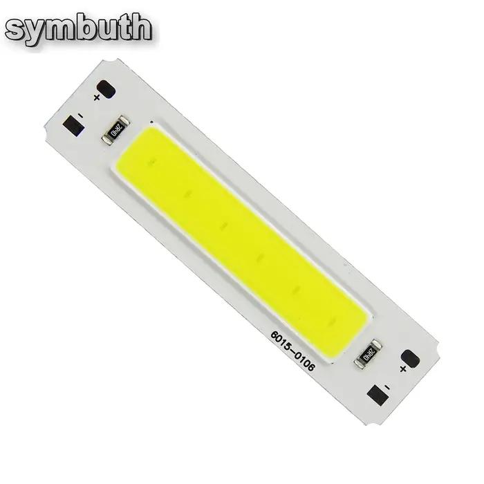 Ampoule Led Cob d'entrée 5V Source de bande lumineuse pour bricolage USB Led éclairage 2W 60x15mm 6c