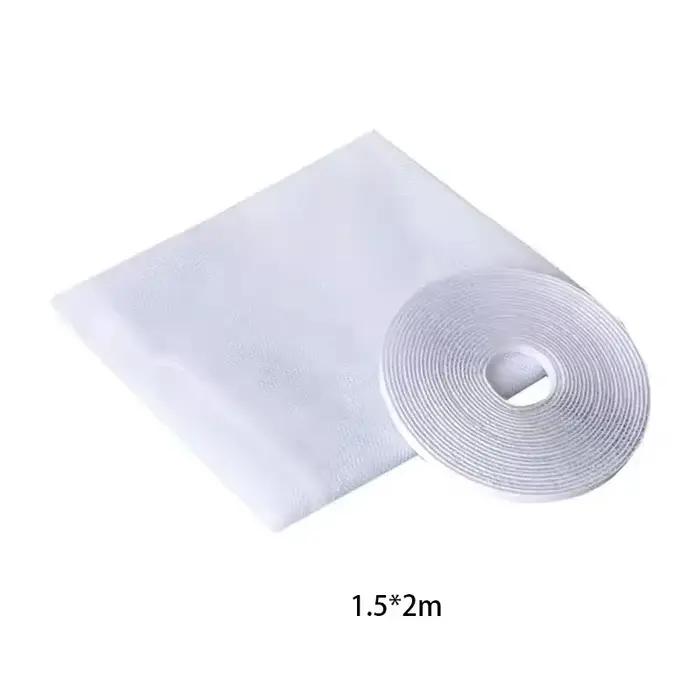 Moustiquaire intérieure en nylon pour porte et fenêtre, anti-insectes, facile à installer et à entretenir, disponible en rouge, noir ou vert pour une protection invisible et efficace