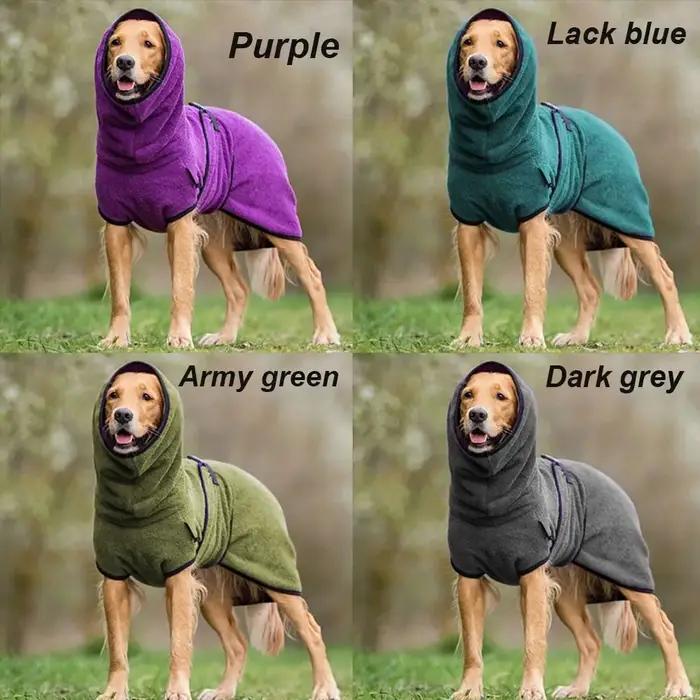 Serviette de plage absorbante en microcarence pour animaux de compagnie