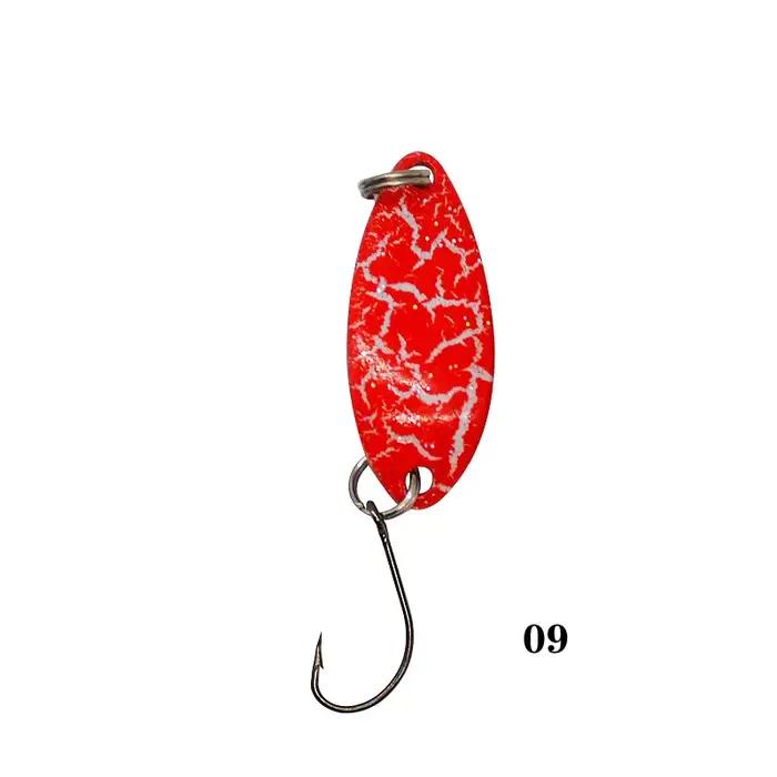 20 couleurs 3g métal leurre de pêche cuillère appât spinner