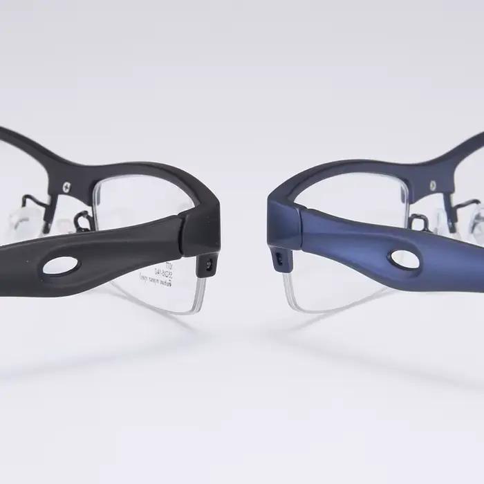 BCLEAR-Lunettes de sport carrées à demi-monture de lunettes pour hommes, lunettes colorées, design d