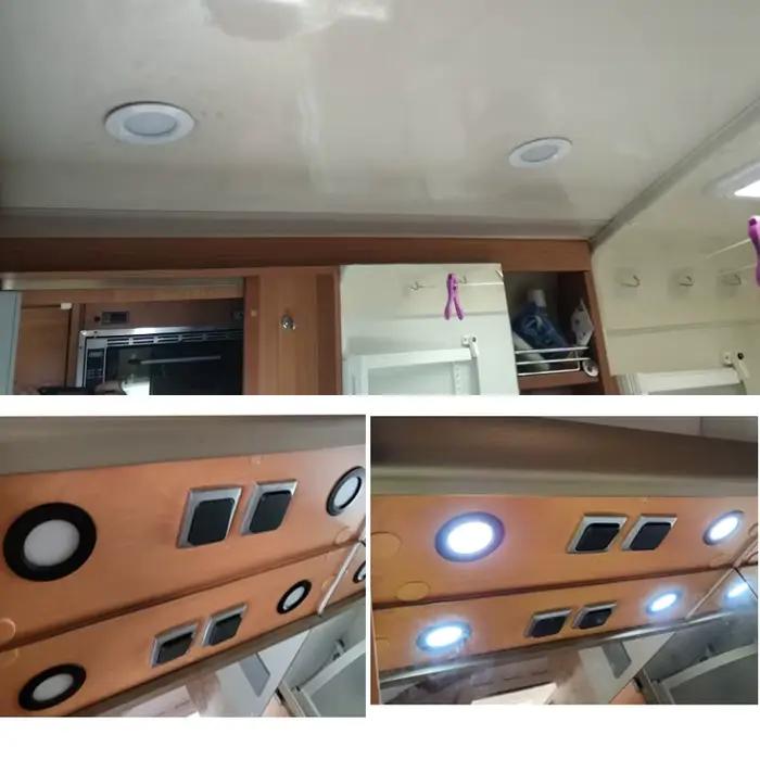 Dimmable 3W 5W 12V 24V Led Spot Light Slim14mm encastré plafonnier D55mm maison hôtel salon ampoule