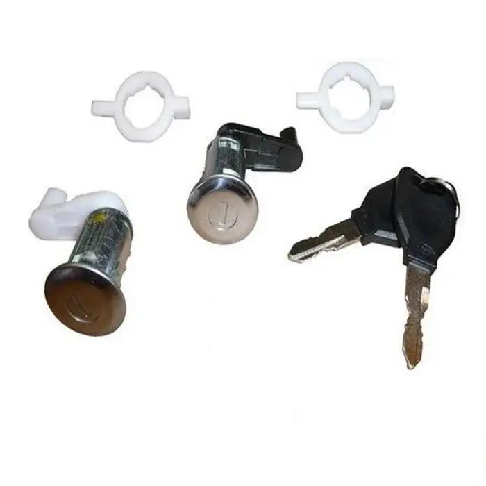 Cylindre de barillet de serrure de porte de voiture gauche + droite avec 2 clés pour Renault Megane