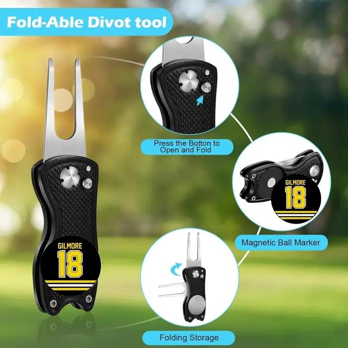 Kit de nettoyage complet pour clubs de golf avec nettoyeur de clubs
