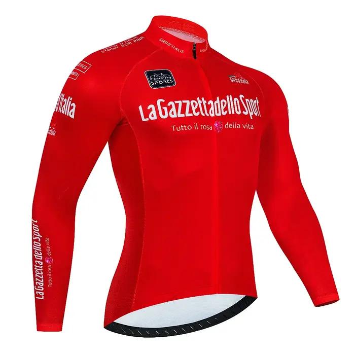 Maillot de cyclisme Premium à manches longues, sweat-shirt, combinaison de cyclisme, uniforme de course à séchage rapide, vêtements de vélo pour équipe d'automne