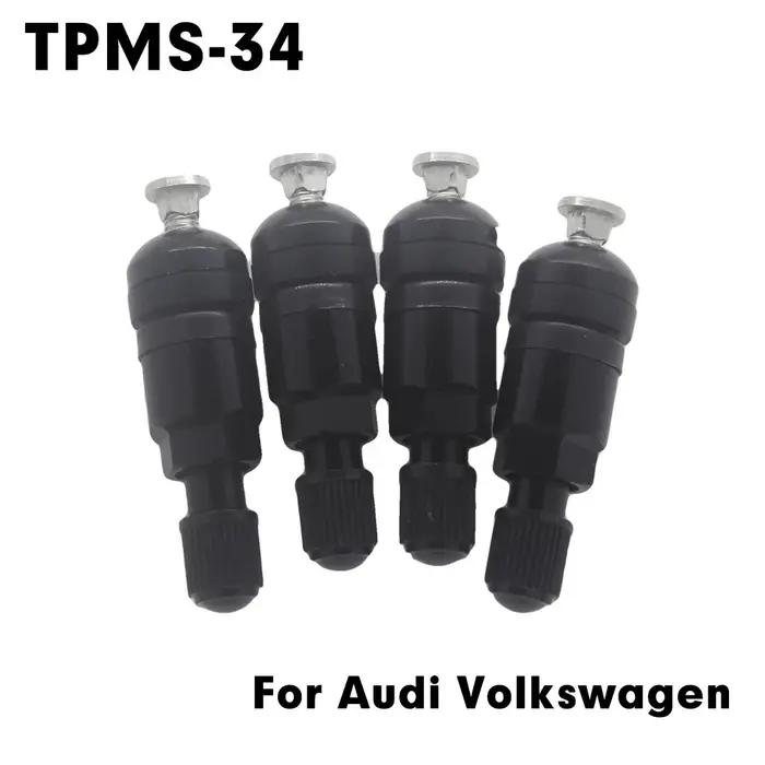 4 pièces TPMS Valve capteur de pression des pneus Valves métal caoutchouc toutes les voitures pour M