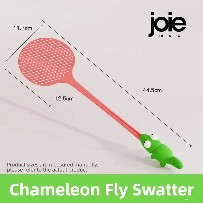 Joie caméléon tapette à mouche maille Durable en plastique longue poignée tueur de moustique multi-f